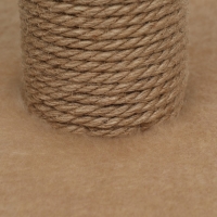 Домик для животных, с когтеточкой и полкой, джут, 32 х 32 х 64, бежевый Домик для животных, с когтеточкой и полкой, джут, 32 х 32 х 64, бежевый