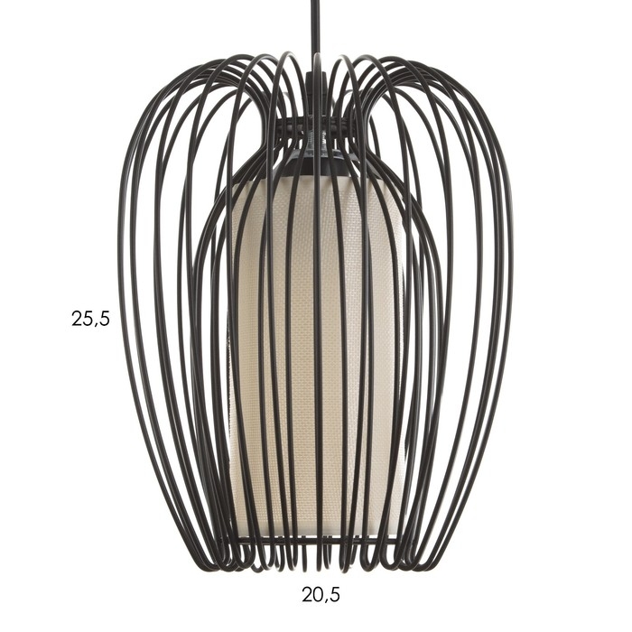 Светильник BayerLux Светильник BayerLux "Медиана" Е27 40Вт черный 21х21х26-126см