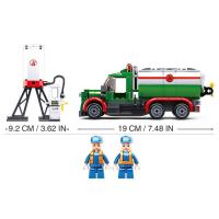Конструктор Город &laquo;Бензовоз&raquo;, 267 деталей