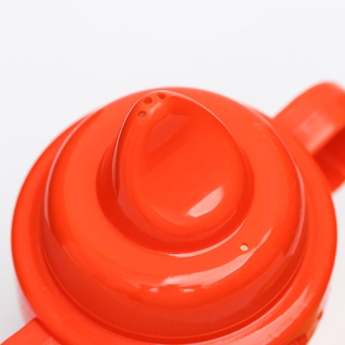 Поильник детский с твёрдым носиком &laquo;Лисята. Мамы и малыши&raquo;, 140 мл., с ручками, цвет оранжевый