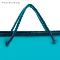 Папка с ручками А4, 230 х 185 х 25 мм, молния вокруг, плстиковая, ПТ-112, "Офис", тонированная, цвет бирюзовый Папка с ручками А4, 230 х 185 х 25 мм, молния вокруг, плстиковая, ПТ-112, "Офис", тонированная, цвет бирюзовый