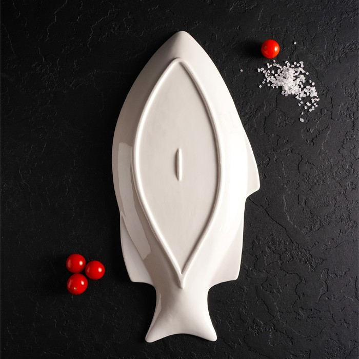 Блюдо керамическое &laquo;Рыба&raquo;, 39&times;19&times;2,5 см