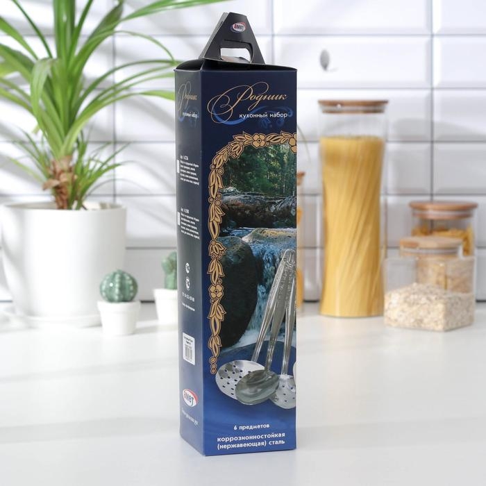 Набор кухонный &laquo;Родник&raquo;, d=35 см, h=30 см, 6 предметов