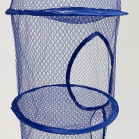 Корзина подвесная для игрушек, 6 секций, синего цвета, 150 &times; 27 &times; 27 см