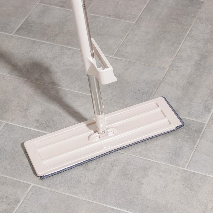 Швабра для мытья пола с вертикальным отжимом Доляна, 35×14×125 см, стальная ручка, микрофибра, дополнительная насадка Швабра для мытья пола с вертикальным отжимом Доляна, 35×14×125 см, стальная ручка, микрофибра, дополнительная насадка