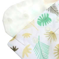 Многоразовый подгузник &laquo;Перья&raquo;, 3-15 кг, цвет белый, Крошка Я