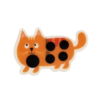 Детский термометр - наклейка налобный "Котенок", до 40°, 3.9 х 2.5 см Детский термометр - наклейка налобный "Котенок", до 40°, 3.9 х 2.5 см