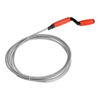 Трос сантехнический ZEIN, оцинкованный, с вращающейся ручкой, d=6 мм, L=3.5 м Трос сантехнический ZEIN, оцинкованный, с вращающейся ручкой, d=6 мм, L=3.5 м