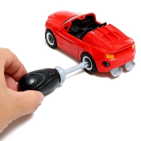 Конструктор винтовой &laquo;Кабриолет&raquo;, 2 в 1 робот-машина