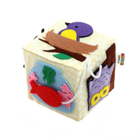 Кубик &laquo;Бизикубик. Кто где живёт&raquo; 9 &times; 9 см