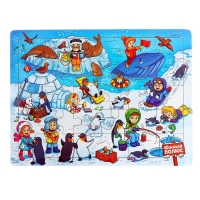 Пазл деревянный &laquo;Южный полюс&raquo;, 30 элементов