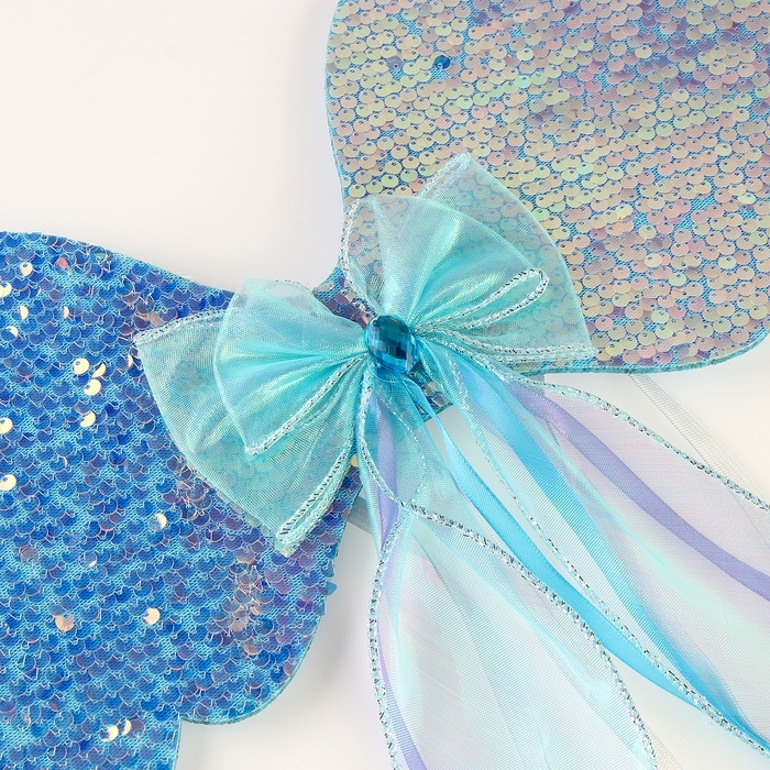 Карнавальный набор Карнавальный набор "Ангелочек" 2 предмета: юбка, крылья, цвет голубой