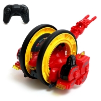 Машинка-перевёртыш «Скорпион», работает от аккумулятора, цвет красный Машинка-перевёртыш «Скорпион», работает от аккумулятора, цвет красный