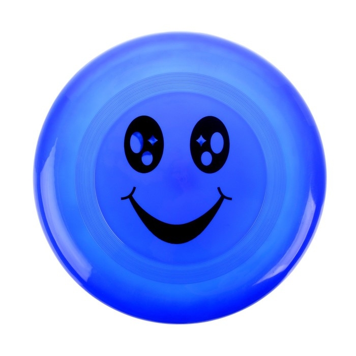 Фрисби, летающая тарелка &laquo;Смайл&raquo;, цвета МИКС