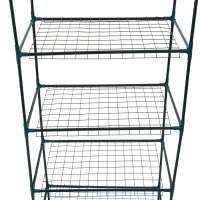 Стеллаж для рассады, 5 полок, 190 × 40 × 65 см, металлический каркас d = 12 мм, без чехла, Greengo Стеллаж для рассады, 5 полок, 190 × 40 × 65 см, металлический каркас d = 12 мм, без чехла, Greengo