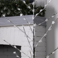 Светодиодный куст &laquo;Звёзды&raquo; 1.5 м, 84 LED, мигание, 220 В, свечение мульти (RG/RB)