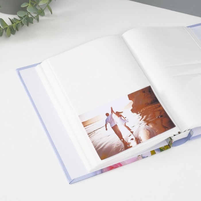 Фотоальбом на 200 фото 10х15 см "Весенний букет" МИКС 5,5х20,5х26,5 см