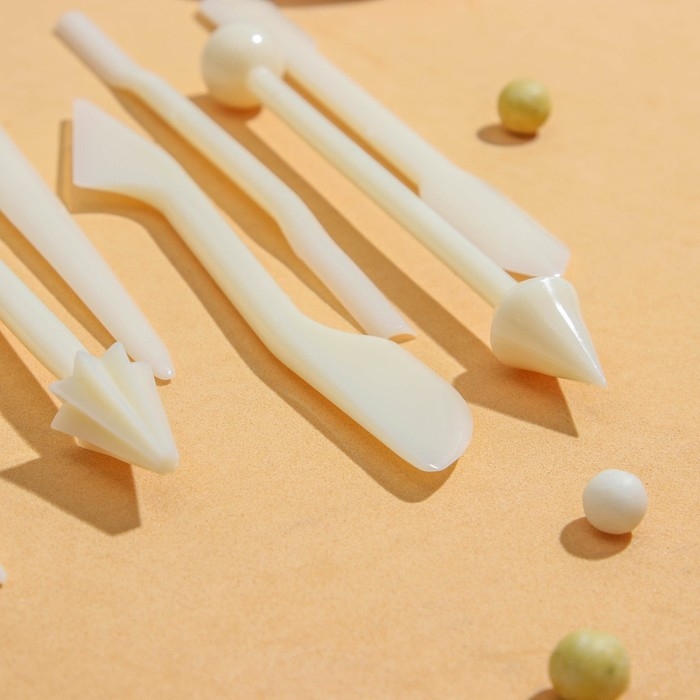 Набор для моделирования кондитерских украшений Доляна, 12 шт, цвет МИКС Набор для моделирования кондитерских украшений Доляна, 12 шт, цвет МИКС