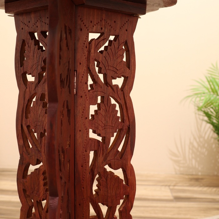 Стол "Цветок" дерево 30х30х63,5 см