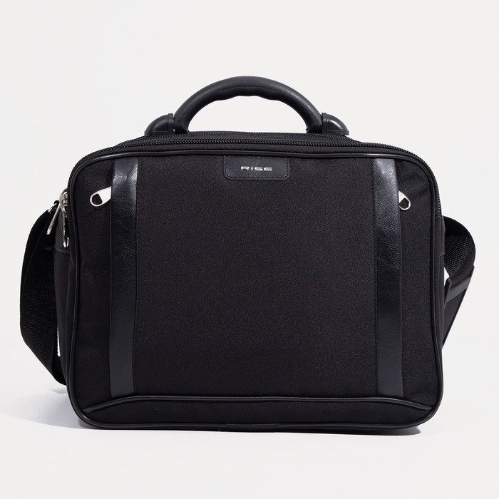 Сумка мужская RISE, цвет чёрный