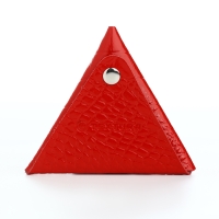 Монетница на кнопке TEXTURA, цвет красный Монетница на кнопке TEXTURA, цвет красный