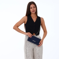 Сумка-клатч на магните, цвет синий Сумка-клатч на магните, цвет синий