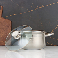 Кастрюля &laquo;Диана&raquo;, d=22 см, 4,2 л, капсульное дно, индукция