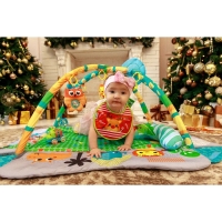 Развивающий коврик с дугами &laquo;Друзья Африки&raquo;, квадратный, 76х76х0,5 см