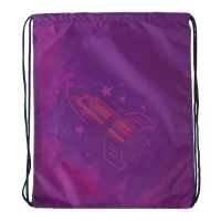 Мешок для обуви 420 х 340 мм, Calligrata МСО-5С, (мягкий полиэстер, плотность 210D), "Вперёд к знаниям"