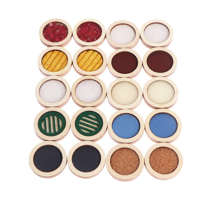 Тактильное сенсорное лото по методике Монтессори &laquo;Парочки&raquo;