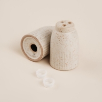 Набор для специй керамический SL Home &laquo;Виенто&raquo;, 2 предмета: солонка 80 мл, перечница 80 мл, цвет бежевый