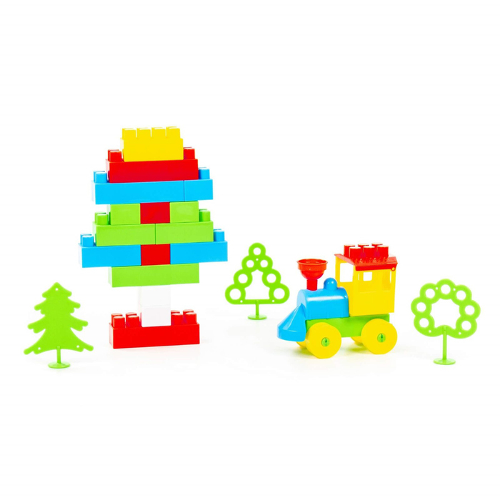 Конструктор &laquo;Строитель&raquo;, 44 детали