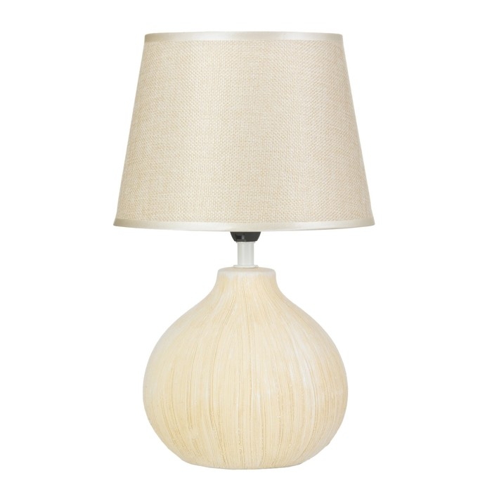 Настольная лампа "Латея" Е14 40Вт бежевый 19х19х33 см RISALUX