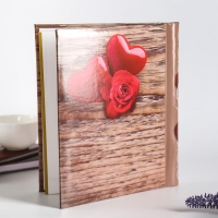 Фотоальбом 10 магнитных листов "Сердечки" 23X28см