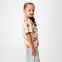 Футболка детская KAFTAN "Мишки" р.32 (110-116)