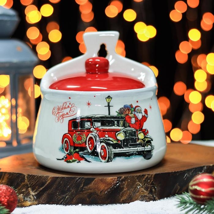 Солонка Доляна &laquo;С Новым годом&raquo;, 600 мл, 14&times;10&times;14 см