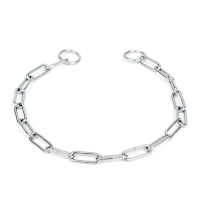 Ошейник - удавка металлический, сварная цепь, 60 см, толщина проволоки 3,5 мм Ошейник - удавка металлический, сварная цепь, 60 см, толщина проволоки 3,5 мм