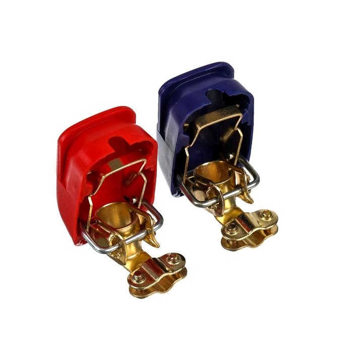 Клемма АКБ универсальная, быстросъемная, набор 2 шт, K-009 Клемма АКБ универсальная, быстросъемная, набор 2 шт, K-009