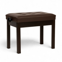 Банкетка для пианино Music Life сиденье 55х34, высота 48-58 см, коричневая, нагрузка 100кг