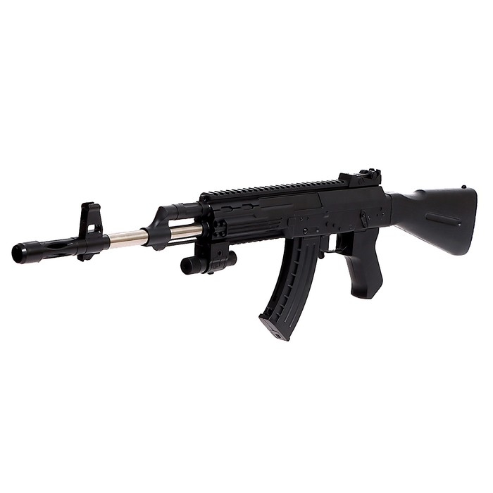 Детское оружие Автомат АК-47, с лазером, цвет чёрный