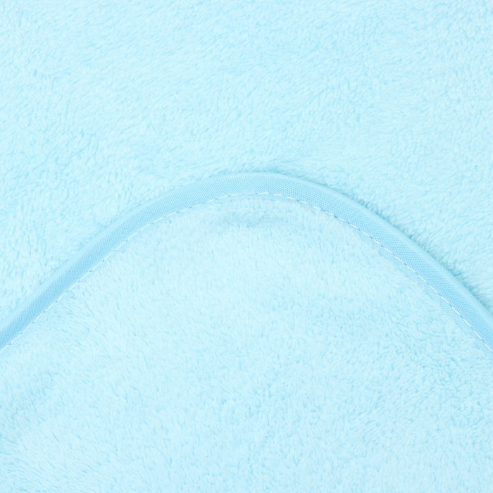 Полотенце-уголок LoveLife "Дружок", цв. голубой, 80х80 см, 100% пэ, микрофибра 280 г/м2