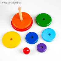 Пирамидка &laquo;Радуга&raquo; 8 деталей