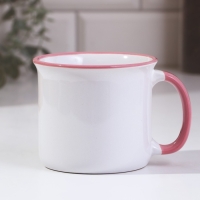 Кружка керамическая «Лапка», 450 мл, цвет белый Кружка керамическая «Лапка», 450 мл, цвет белый