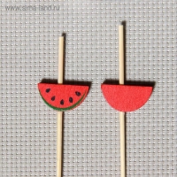 Шпажки Доляна «Сочный арбуз», 12 см, набор 25 шт Шпажки Доляна «Сочный арбуз», 12 см, набор 25 шт