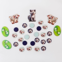 Настольная игра с шашками &laquo;Волк и овцы&raquo;