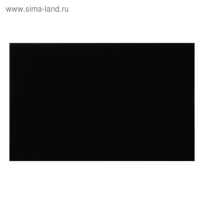 Накладка на стол офисная 45 &times; 65 см, Calligrata, с прозрачным карманом, чёрная