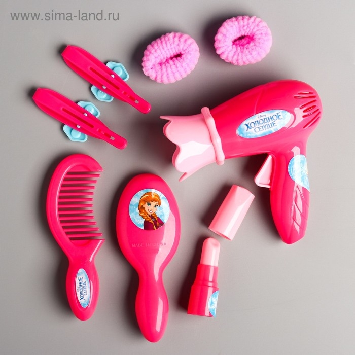 Набор парикмахера, в сумке &laquo;Анна и Эльза&raquo;, Холодное сердце