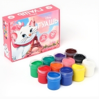 Гуашь 12 цветов по 20 мл, «Кошечка Мари», Коты Аристократы Гуашь 12 цветов по 20 мл, «Кошечка Мари», Коты Аристократы