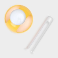 Набор для пончиков с щипцами Доляна &laquo;Ваниль&raquo;, d=8 см