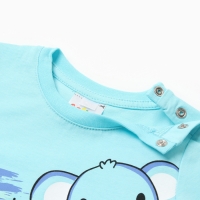 Футболка для мальчика, цвет бирюзовый, рост 92 см